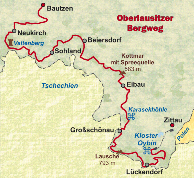 Oberlausitzer Bergweg | Wanderung durch das Zittauer Gebirge in der